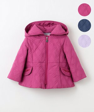  【90-100㎝】中綿キルト コート