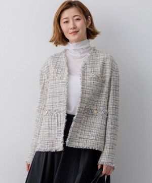  【先行予約】GIOLICAツイード ジャケット