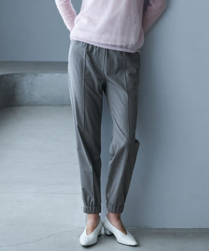  【洗える】T/Wブロード ジョグパンツ