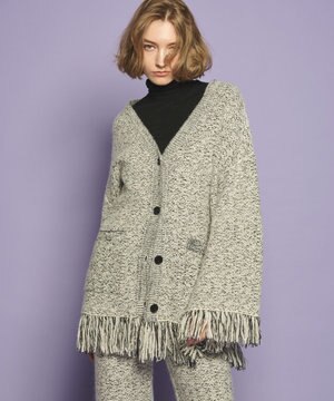  ツイードニット ジャケット