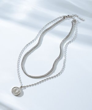 2WAYチェーンコイン ネックレス