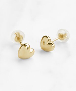 【八木アリサさん着用】【WEB限定】WITH HEART PIERCED EARRINGS K10 ピアス