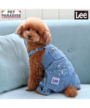  Ｌｅｅ ペイント デニム オーバーオール 小型犬