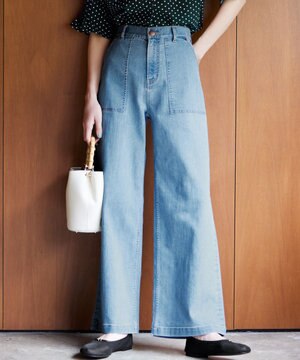 【見上愛さん着用】23区DENIM サマー ベイカーパンツ
