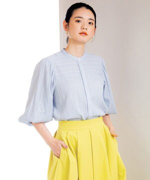 ドビーストライプ ブラウス