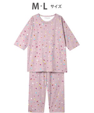  ツモリチサト パジャマ 7分袖 長袖 8分丈 綿100%(本体) 天竺素材 レディース UDT259 /ワコール