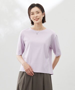 【洗える】フライスジャージー カットソー