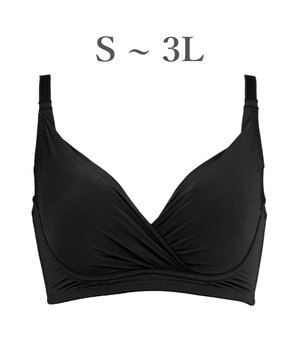  【BRADELIS Me / ノンワイヤー・バストアップ】Perfumyブラ23S1 綿混素材で肌当たりの優しい補正ブラジャー バストにフィットしてラインが響きにくい
