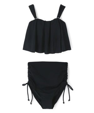  ワンピ見えハイウエストビキニ　9M・11L　【San-ai Resort（サンアイリゾート）】