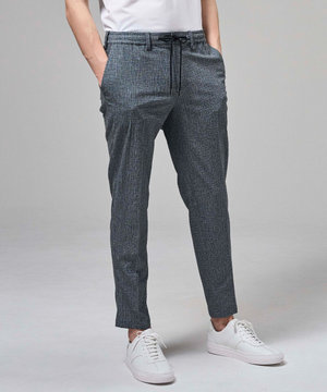 新色追加【セットアップ対応】トリコサッカーストレッチ ドロスト付テーパードパンツ / PEGG CONVERTIBLE