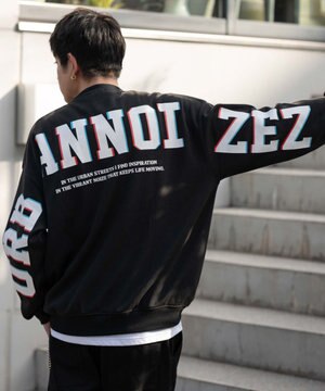  【2点SET】アクセ付き裏シャギーグラフィックプルオーバー