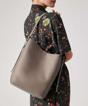  ダブルフェイス レザー 2WAY ハンドバッグ