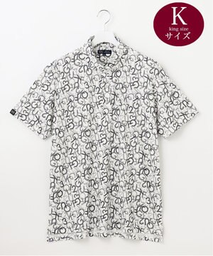  【MEN/キングサイズ】【吸水速乾】MOVEロゴ 半袖ポロシャツ