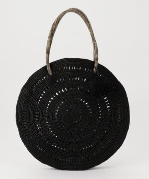 MAISON N.H PARIS ラフィア トートバッグ