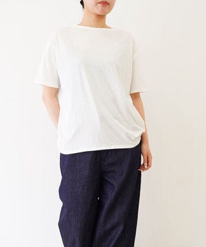  〈大草直子さんアドバイザー〉 【天然素材】タンギス コットン天竺半袖Tシャツ