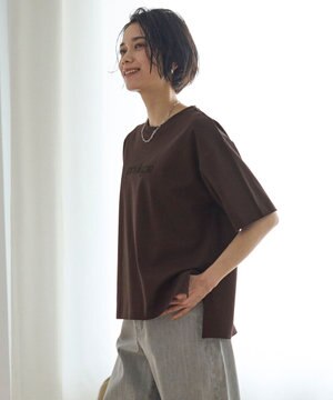 BEAUTY FORM ロゴ刺繍 半袖Tシャツ