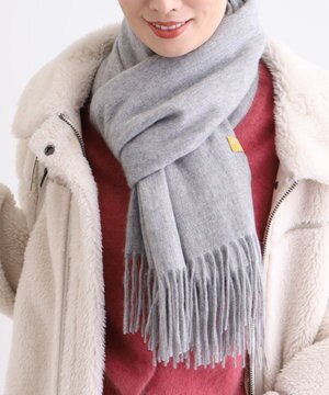  WEB限定【洗える】ミエル (miel) カシミヤ100％ 無地ストール