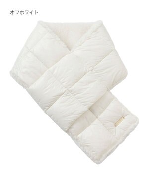  FURLA 【リバーシブル】フェイクファー×ダウンマフラー ボア