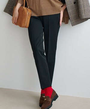  【VERY掲載/撥水加工/洗える】TRストレッチギャバ テーパード パンツ