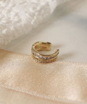  ツーラインイヤカフ