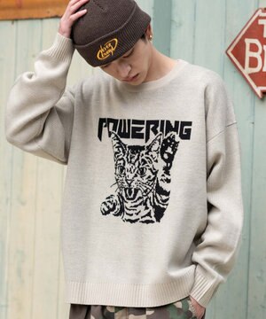  【ユニセックス着用ITEM/SMLサイズ展開】ジャガードグラフィックプルオーバー