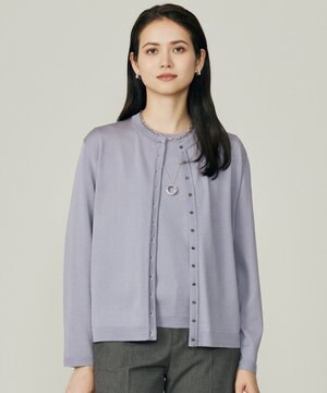  【アンサンブル対応】アセテートコットン カーディガン