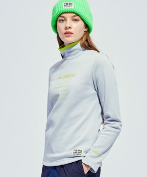  【あったか裏地/防寒】【WOMEN】モックネックカットソー