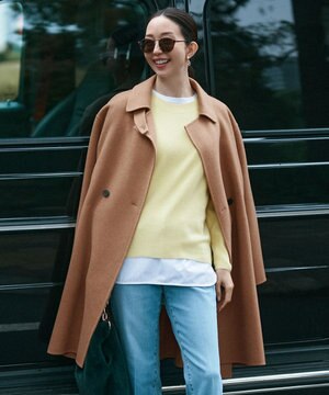 【滝沢眞規子さん着用/Oggi掲載】MANTECOPure リバーコート