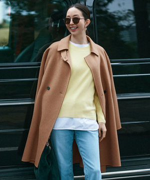 【滝沢眞規子さん着用/Oggi掲載】MANTECOPure リバーコート