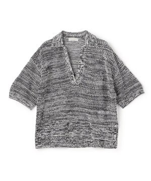 リネンペーパー メッシュニット スキッパー