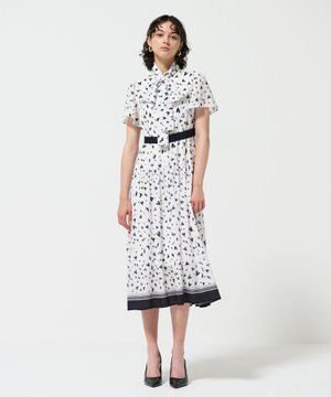  ハートレオパードプリントワンピース