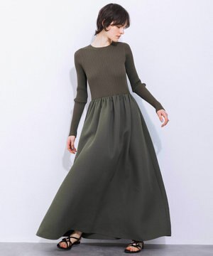  【Nave・洗える】コンビネーションドレス