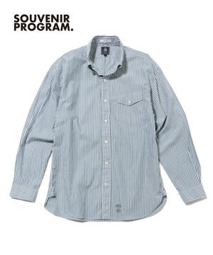  【J.PRESS ORIGINALS】【UNISEX】Cotton Broad Cloth Shirt / B.D. / Baggy-Fit
