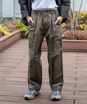  【ユニセックス/軽量】COTTON PAPER  POPLIN DRAWSTRING ミリタリーパンツ