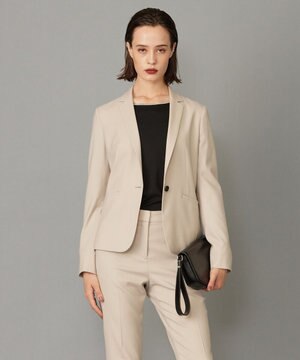  【セットアップ対応】ウールストレッチ テーラードジャケット