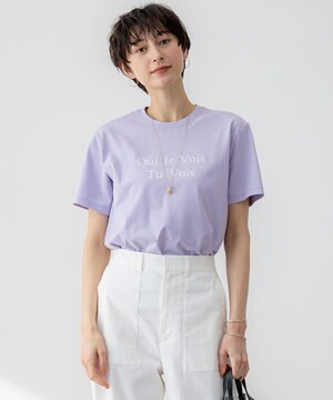  【洗える】カラーロゴ Tシャツ