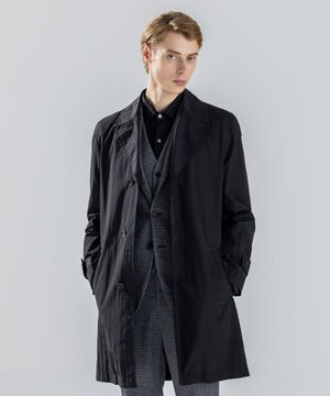 新素材【ライナー付き2WAY仕様】クリスピーパウダーテック　チェスターコート