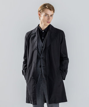 新素材【ライナー付き2WAY仕様】クリスピーパウダーテック チェスターコート