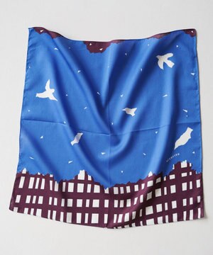  【UNISEX】ギフトパッケージ&ステッカー付 forest ハンカチ スカーフ