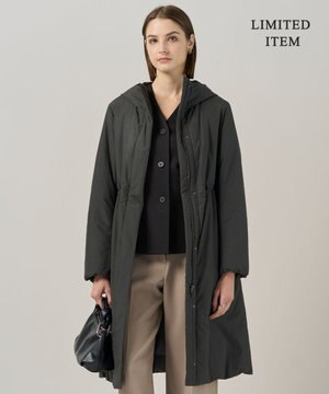  【WEB＆一部店舗限定・撥水加工】ADSダウン  フーデットロングコート