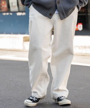  コーデュロイイージーワイドパンツ