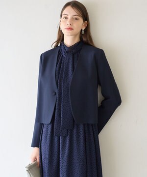  【APPLAUDIR】クリアジョーゼット 3WAYコンパクトジャケット