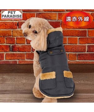  ペットパラダイス 防寒フード付コート 小型犬