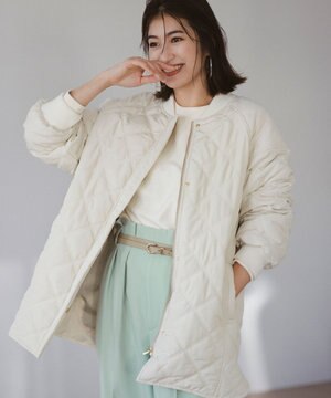  ダイヤキルトブルゾン