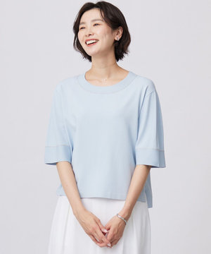 【洗える】RAYON ELITE STRETCH ニットT