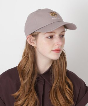  【FUDGE掲載】ポール & ジョー (PAUL & JOE ACCESSOIRES) 猫 ヌネット刺繍 キャップ