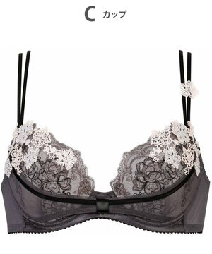  ブラジャー 【リボンブラ 胸もとフィットながもち】 動いてもパカパカしにくい レディース BXD409 /ワコール