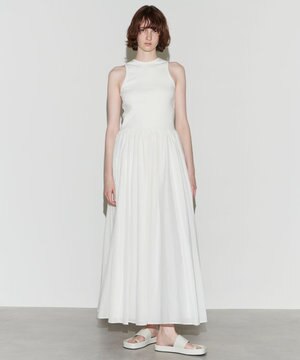 【Nave　洗える】トランスペアレントボイル ドレス