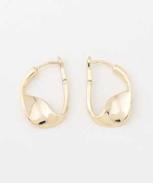  【WEB限定】メタルフープモチーフピアス(両耳用)