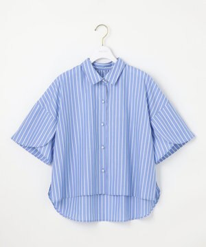  【洗える】ペタルスリーブ シャツ